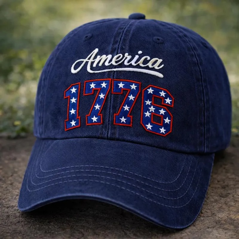 Embroidered 250th America Anniversary Embroidered Cap