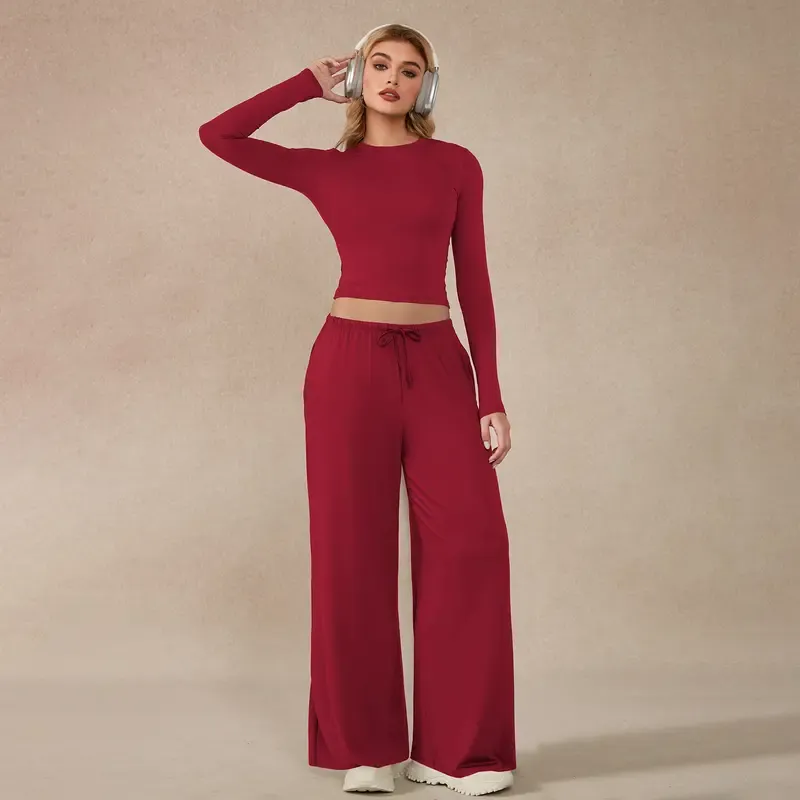 Women's 2-Piece Set With Stretchy Fabric