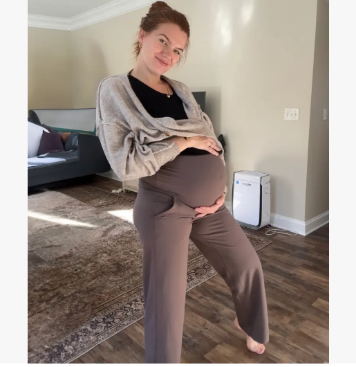 Maternity Wide Leg Pants for Comfortable Pregnancy Pregnant Prenatal