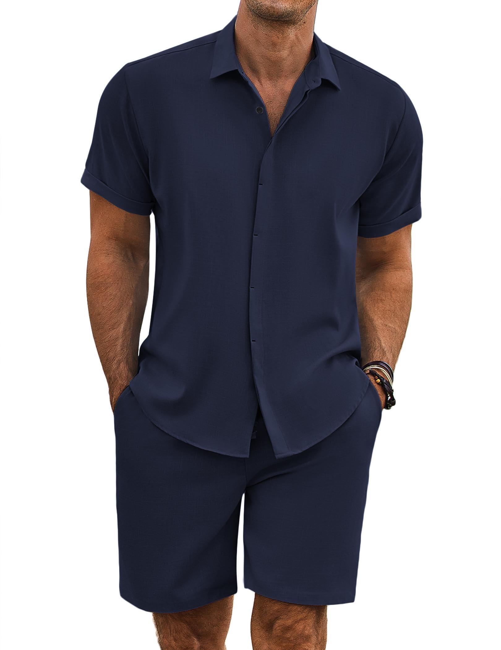 Breezy Linen Summer Shirt & Shorts Set
