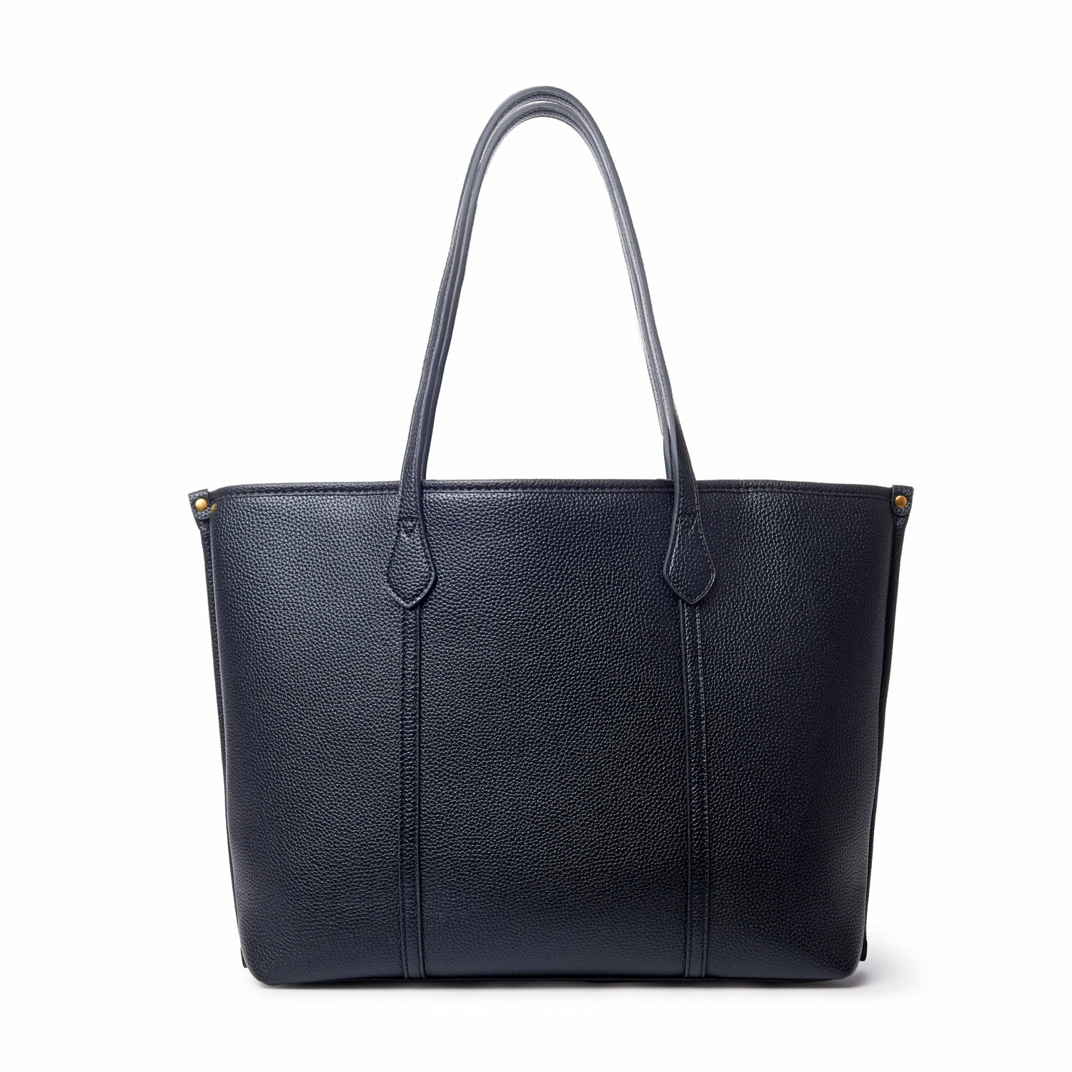 PEBBLE SLEEK TOTE - BLACK
