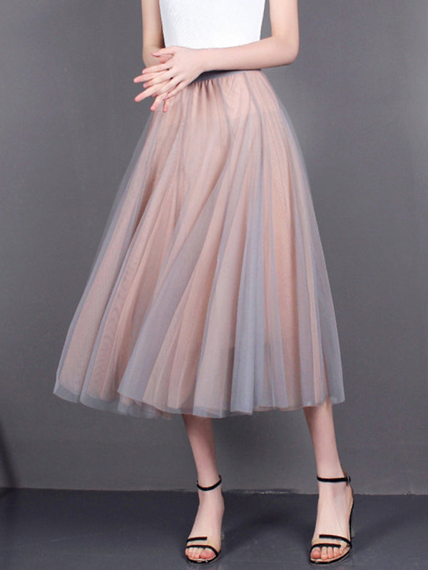 A-Line Skirt Midi Skirt