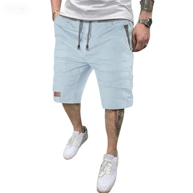 Men’s striped loose shorts