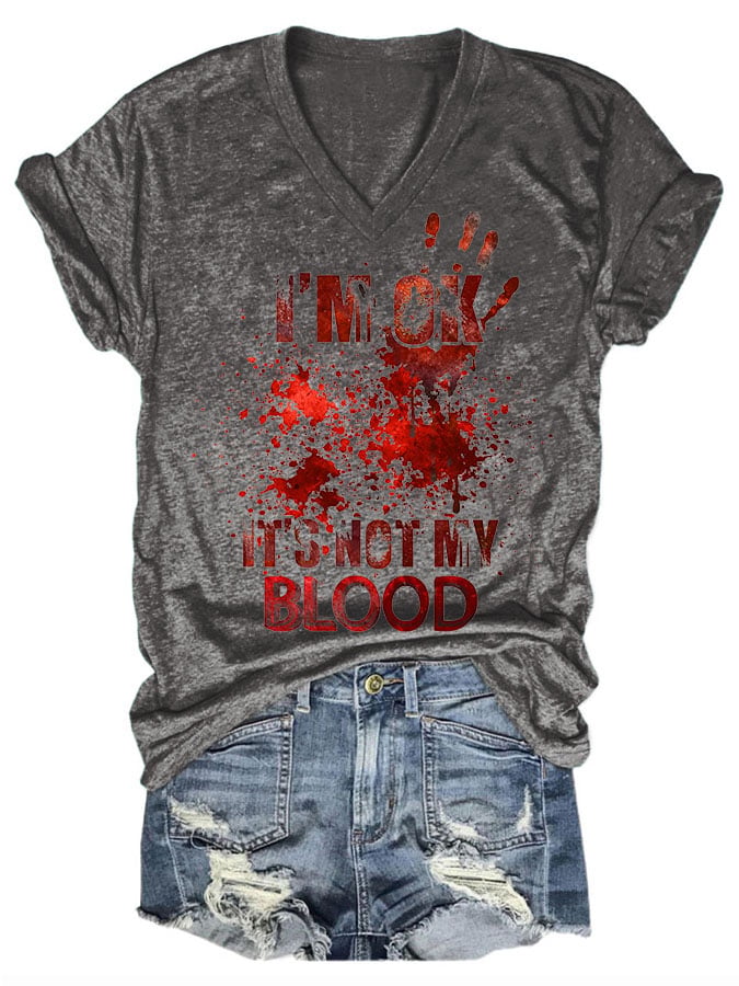 Halloween Ladies Print T-Shirt