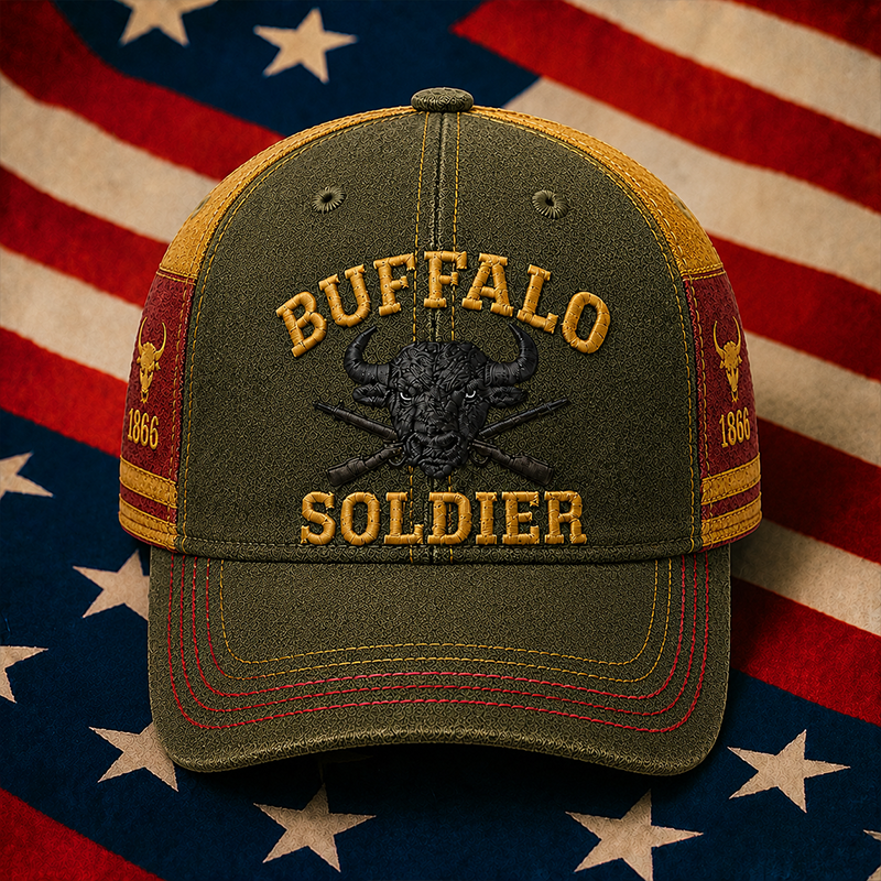 Buffalo Soldier Casual Baseball Cap