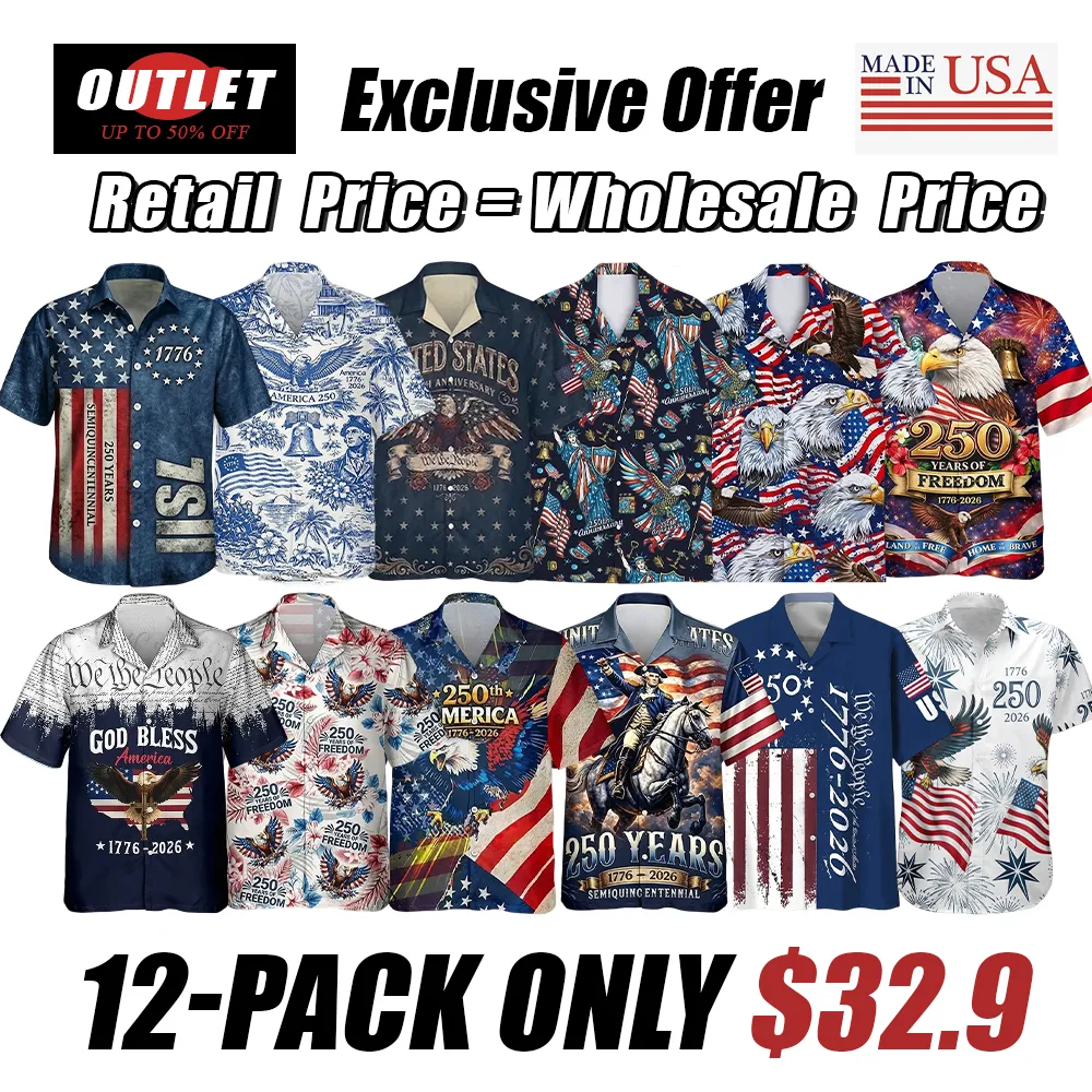 Retro Hawaii 250 Years of Freedom 1776 - 2026 Eagle Patriotic Shirt
