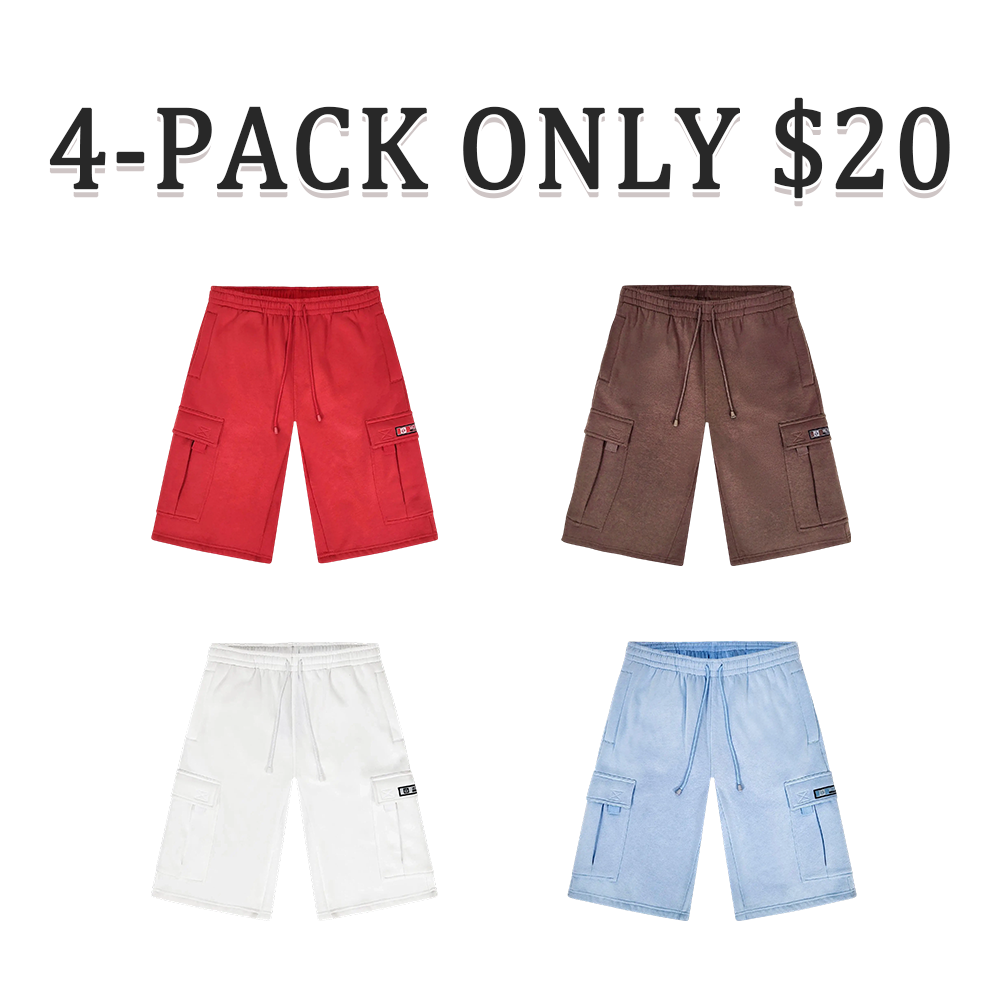 Men's Premium Cargo Shorts - Comfortable Athletic