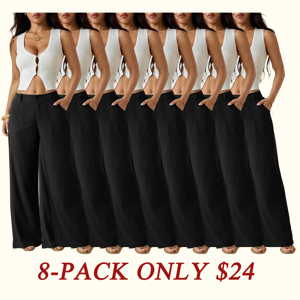 Women's Classical Linen Palazzo Pants🌿