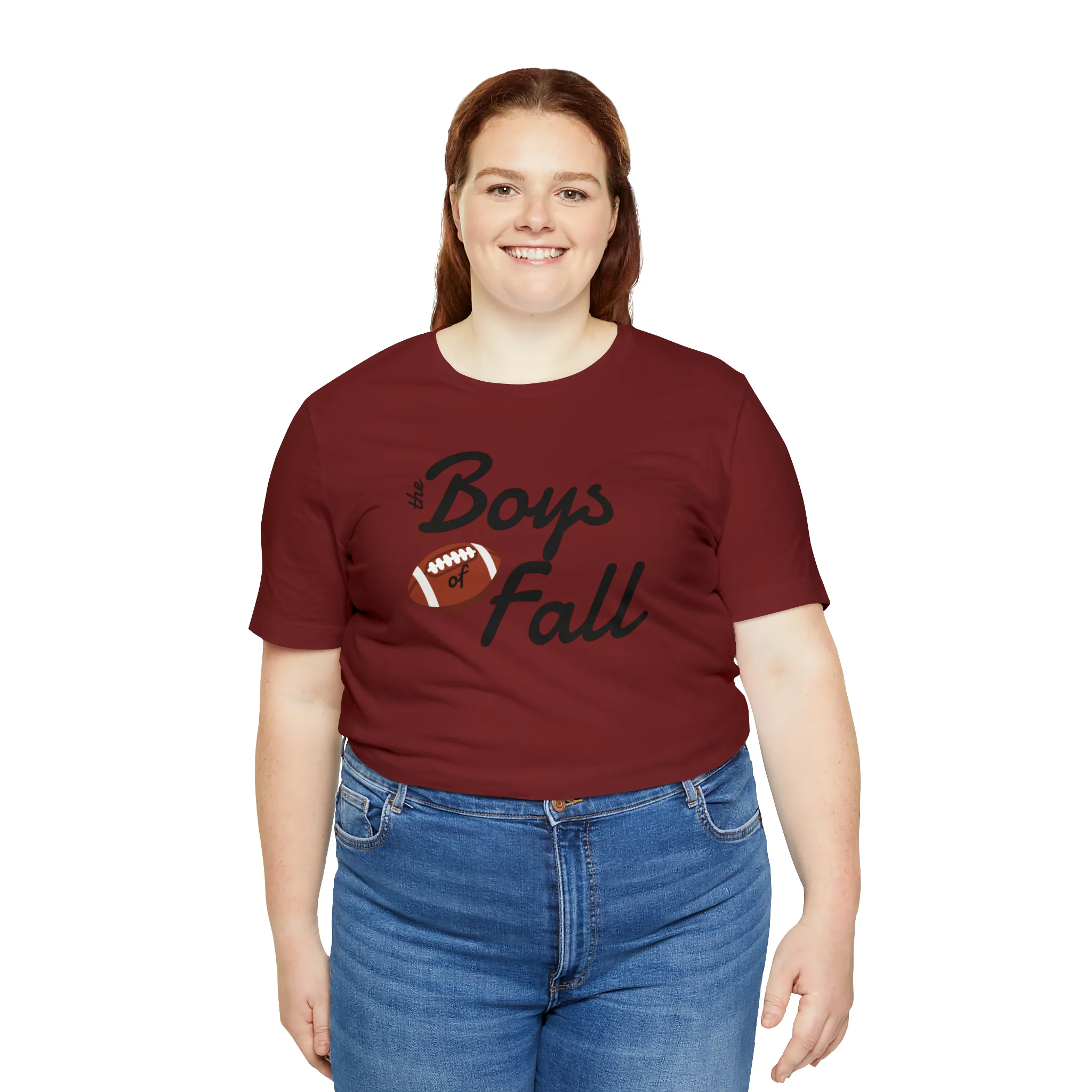 Boys of Fall Football Patch Unisex Softstyle T-Shirt