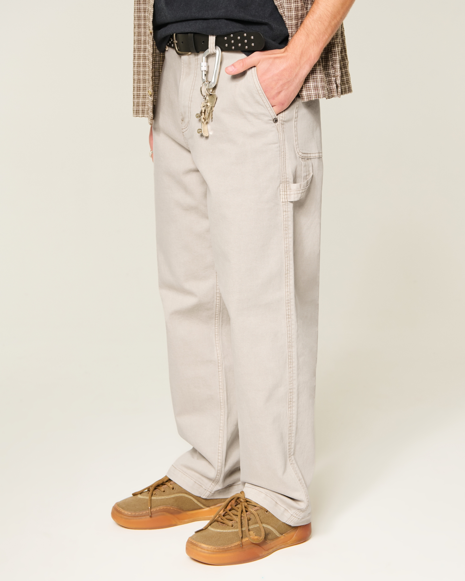 Grey Baggy Jeans