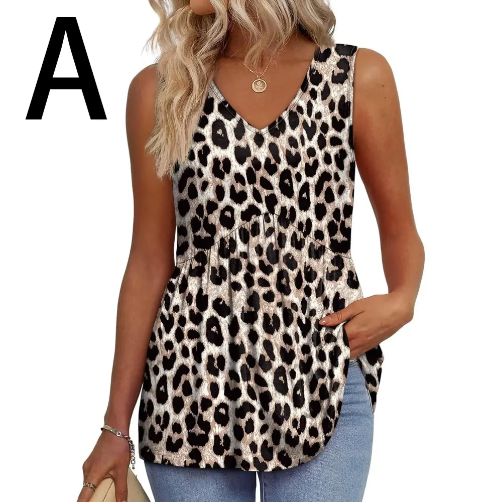 Womens Tank Tops 2026 Flowy Peplum Tops