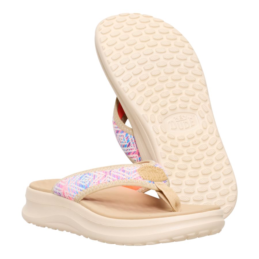 Tide Flip  - Tan/Multi 