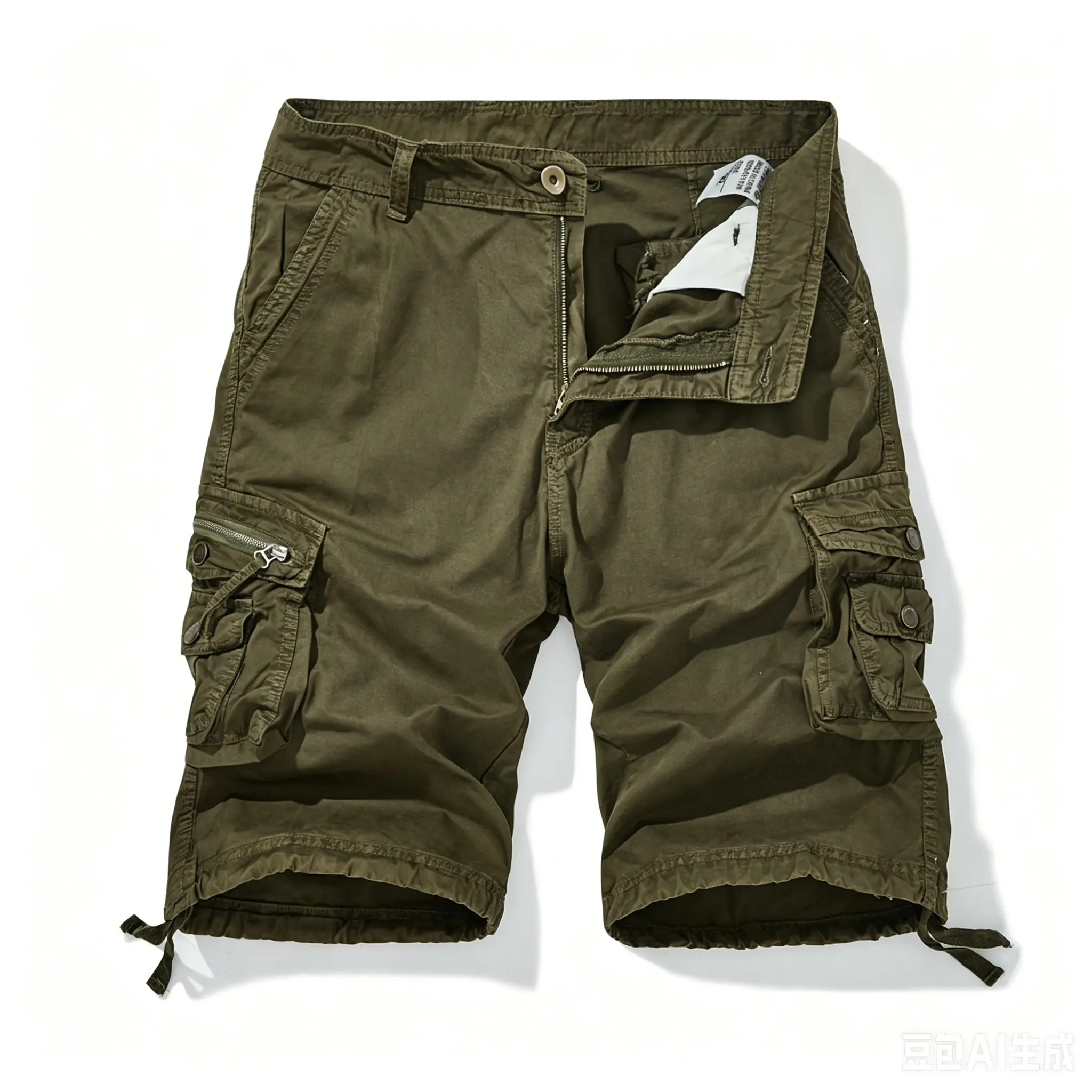 Men's Plus-Size Summer Cargo Shorts