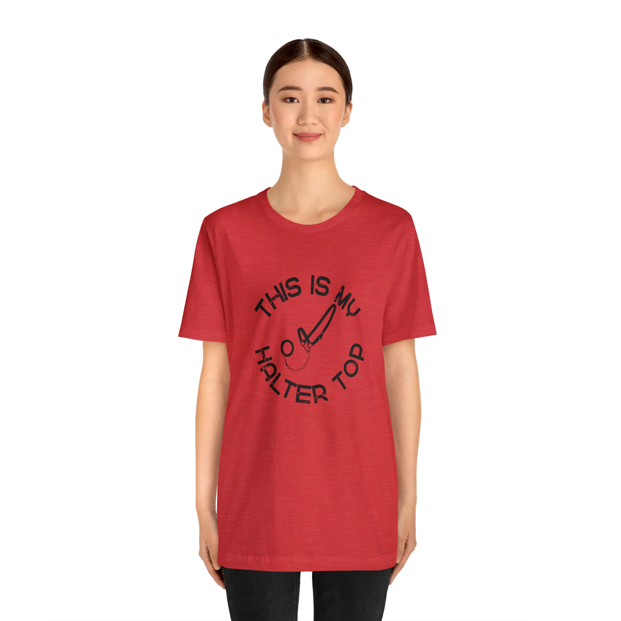 This is My Halter Top Unisex Jersey Short Sleeve Tee