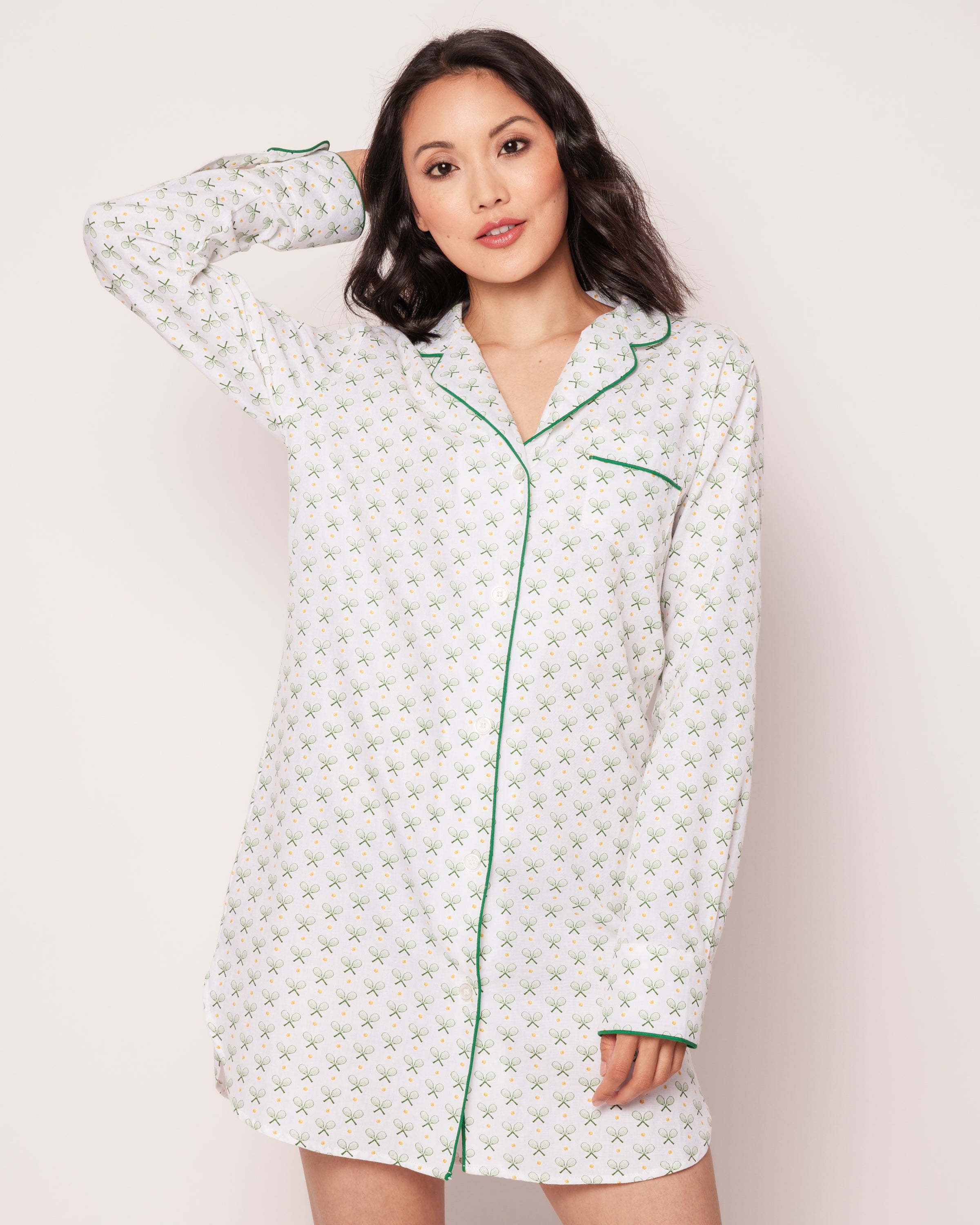 Women's Twill Nightshirt in Match Point
