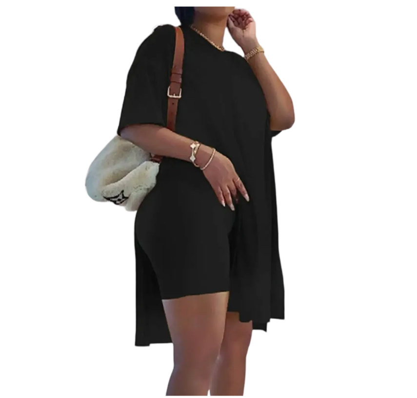 Women's Spring Summer Hooded Top & Lounge Pants Set