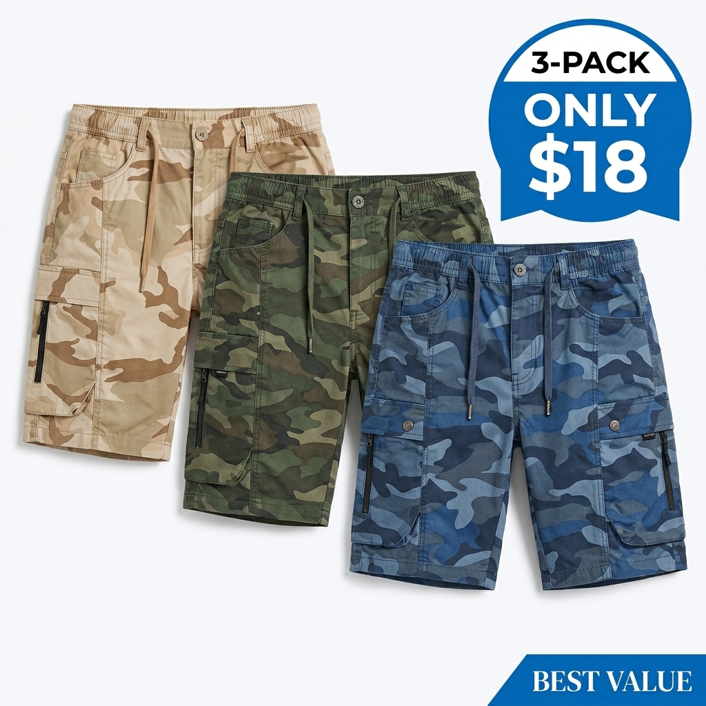 Men's Outdoor Cargo Utility Shorts