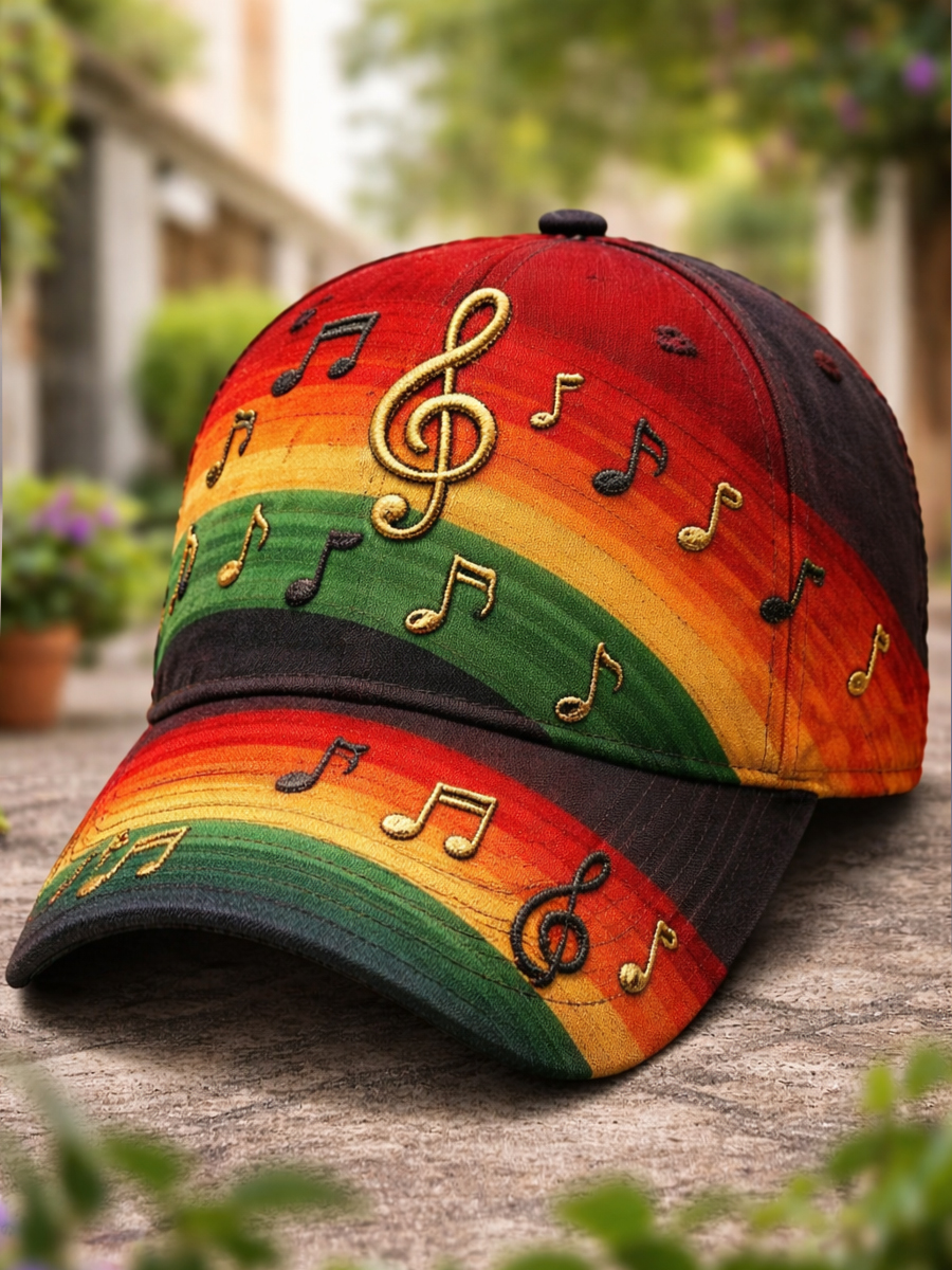 Black History Month Printed Casual Cap