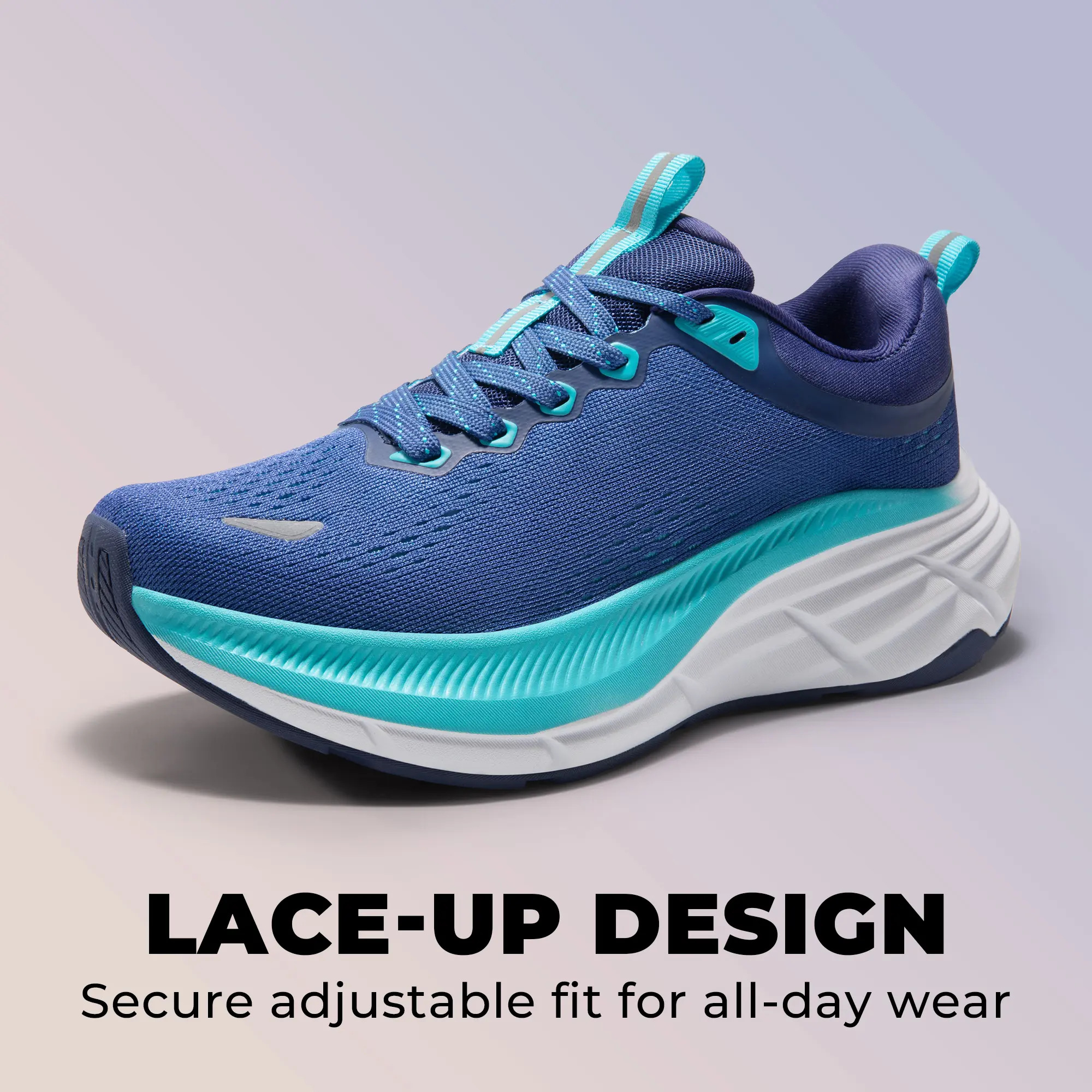 Women's Walking/Running Shoes — Cushioned Comfort, Breathable & Stylish