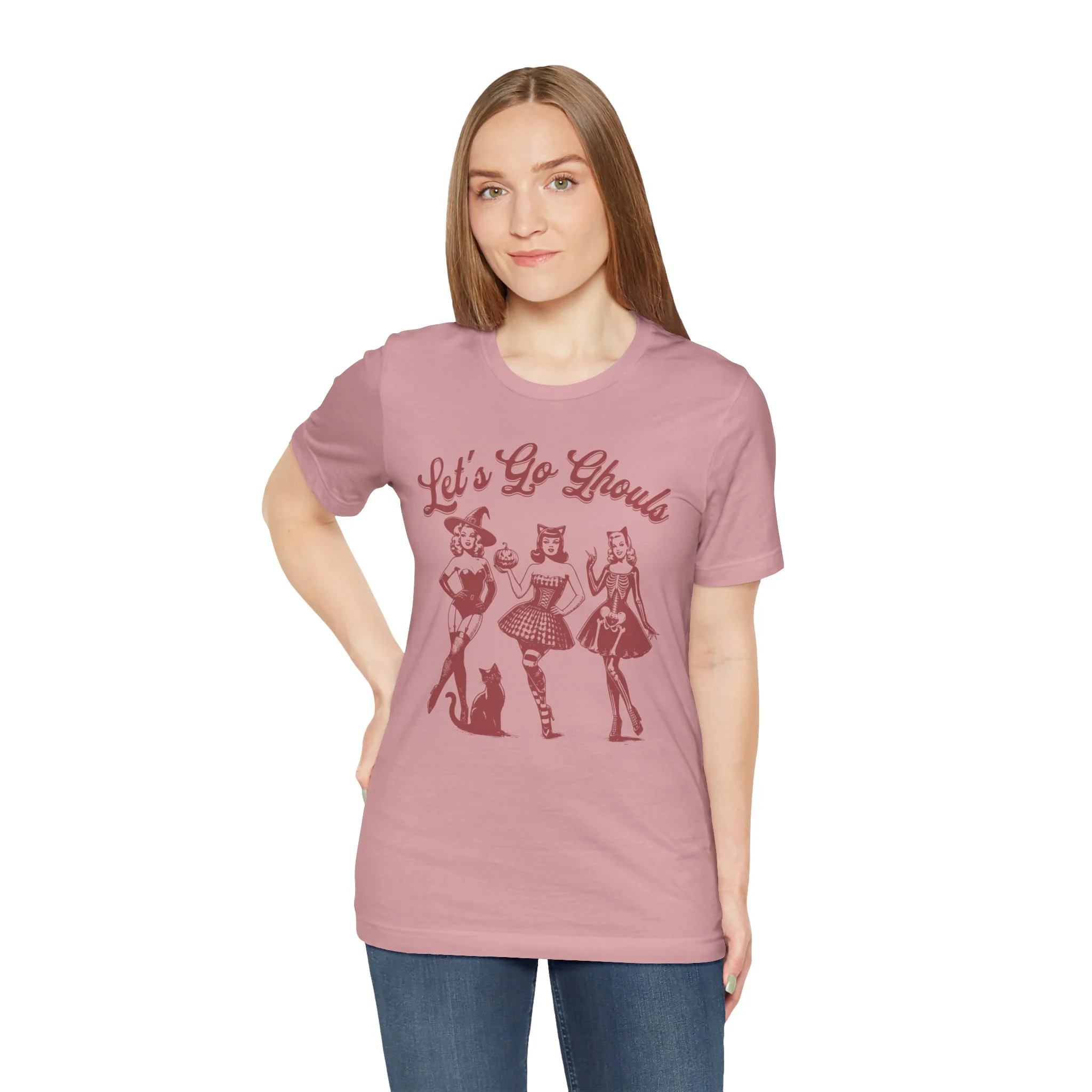 Let's Go Ghouls Bella Canvas Unisex Jersey T-Shirt - Multiple Colors