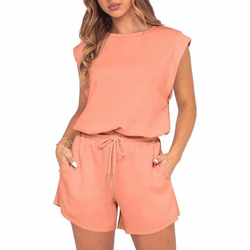 🌞 Adjustable Waist Utility Summer Romper