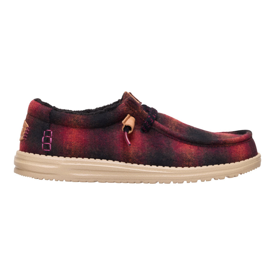 Wally Cozy Plaid - Red Plaid/Black