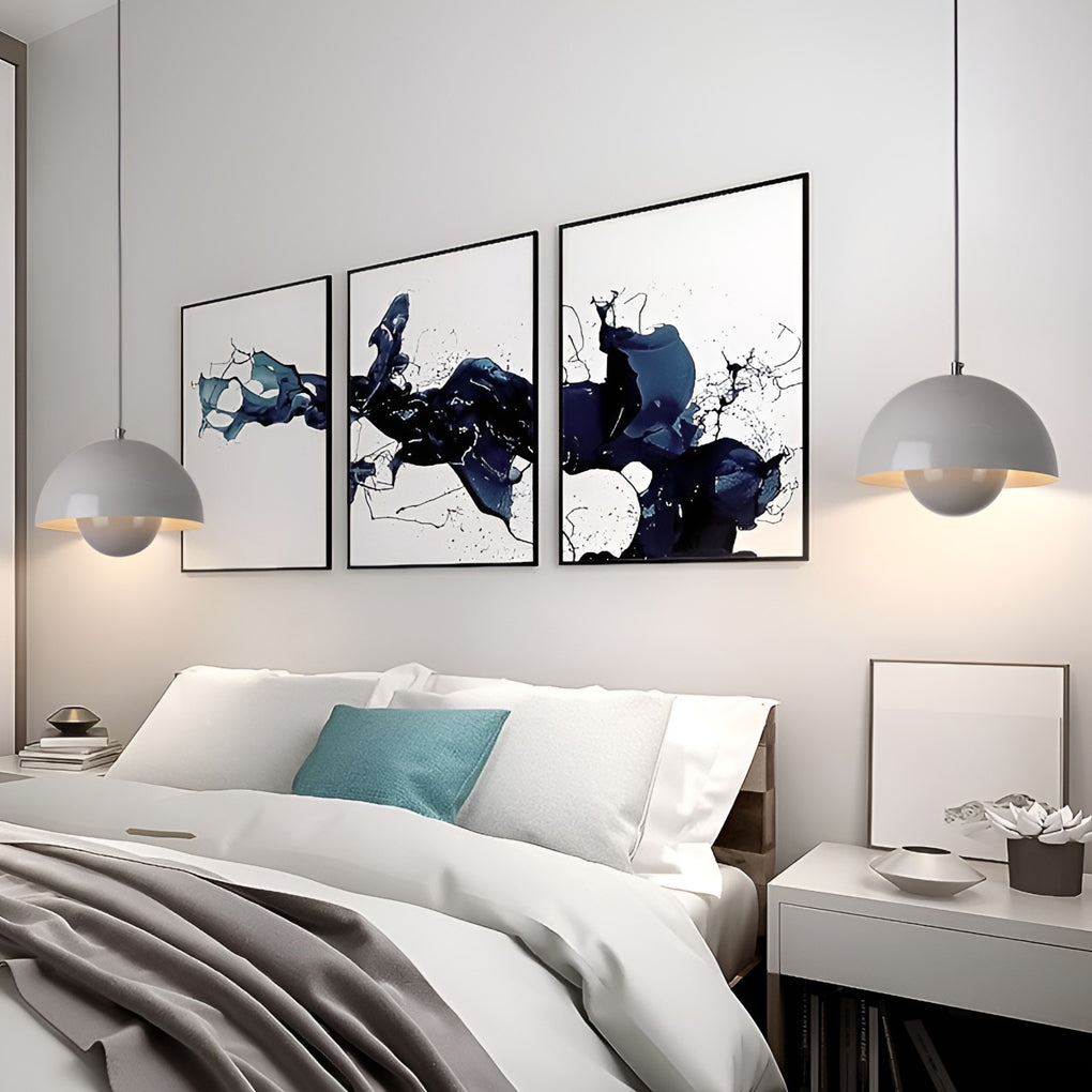 Creative Hemispherical Colorful Metal Nordic Island Light Pendant Lights