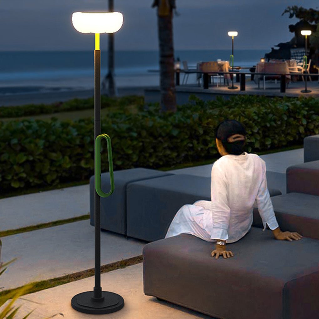 Portable Solar Outdoor Floor Lamp for Lawn BBQ Party Camping Activities