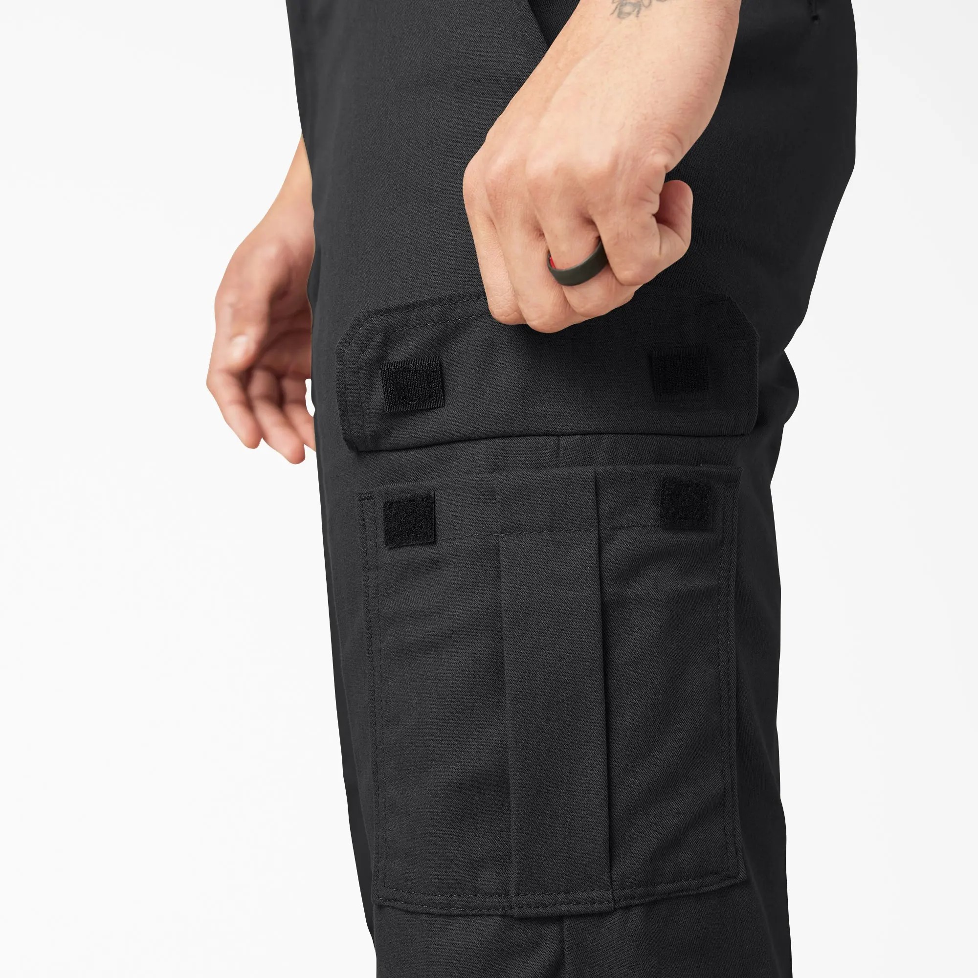 Men's FLEX Regular Fit Cargo Pants – Straight Leg, Expandable Pockets, Work & Casual