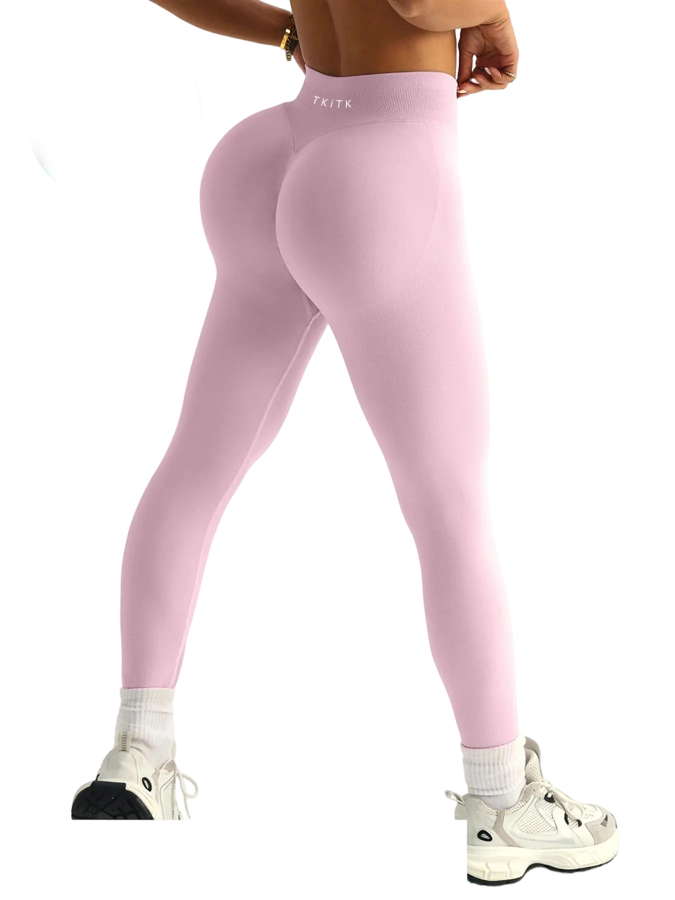 Leggins Deportivos Mujer – Ropa Deportiva Mujer con Cintura Media, Leggings Flexibles, Suaves y Transpirables para Gimnasio, Pilates o Uso Diari
