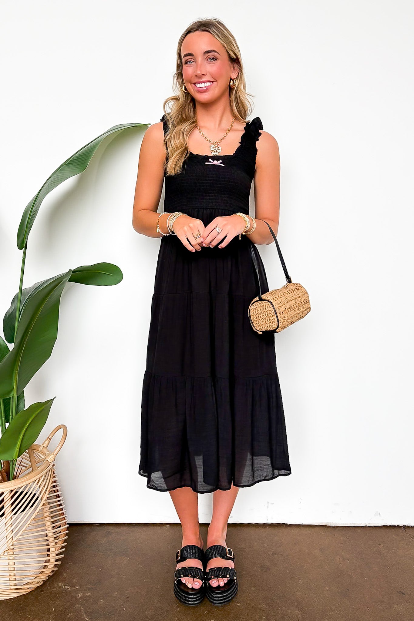 Smocked Maxi Dress