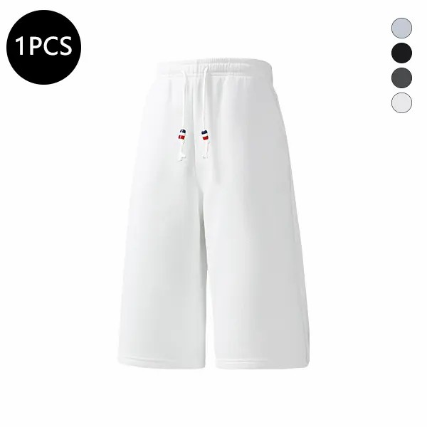 Men’s 3/4 Length Athletic Shorts – Casual Loose Fit Summer Activewear