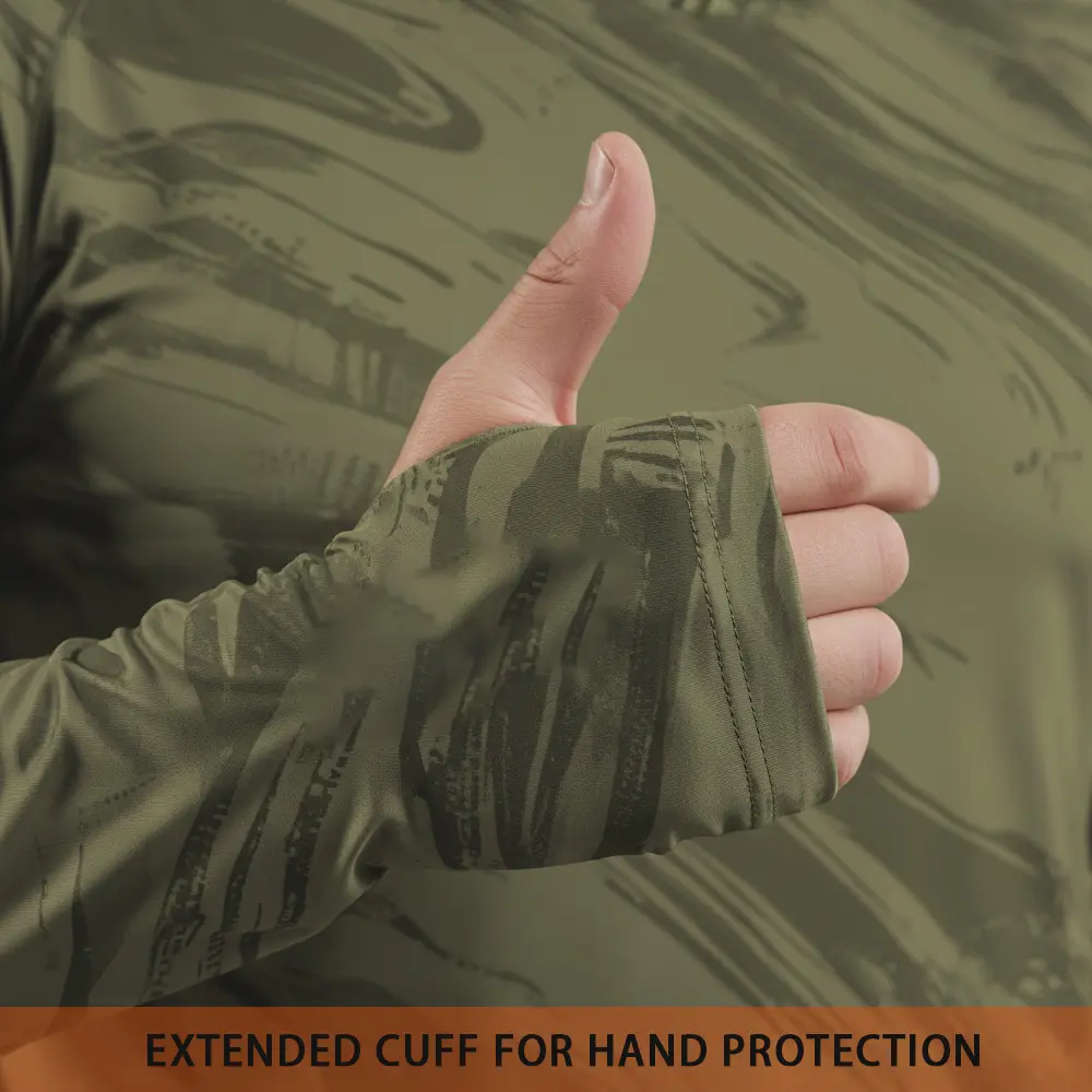 5-Piece Men's Quick-Dry Breathable Hoodies with Face Coverings Long-Sleeve T-Shirts