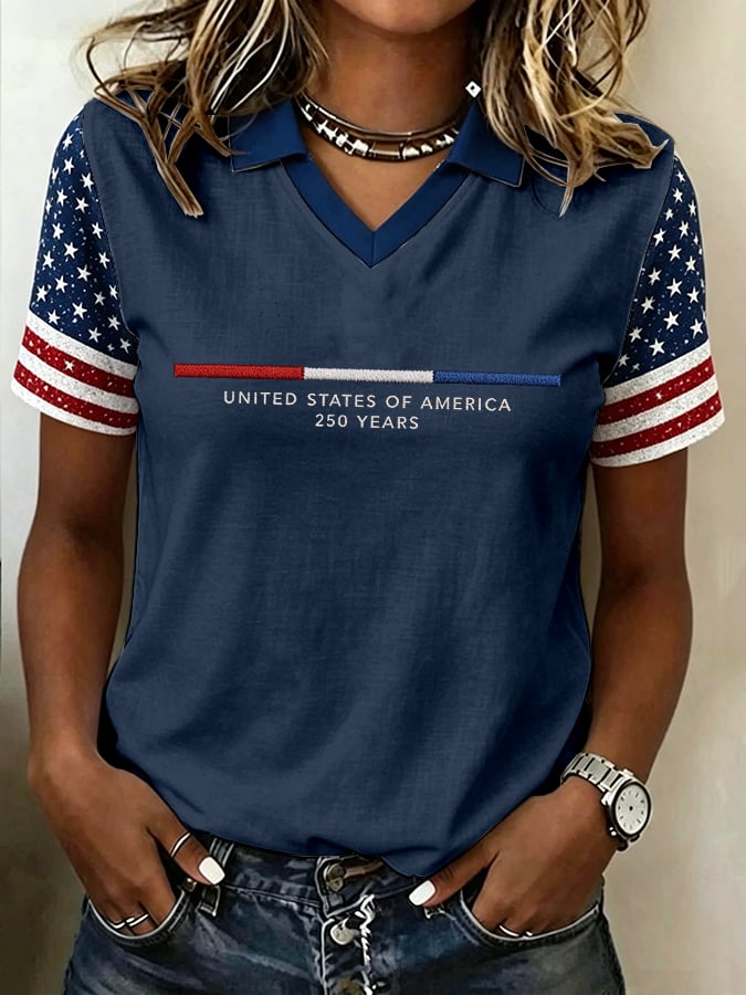 Women's United States 250TH Anniversary Print Shirt