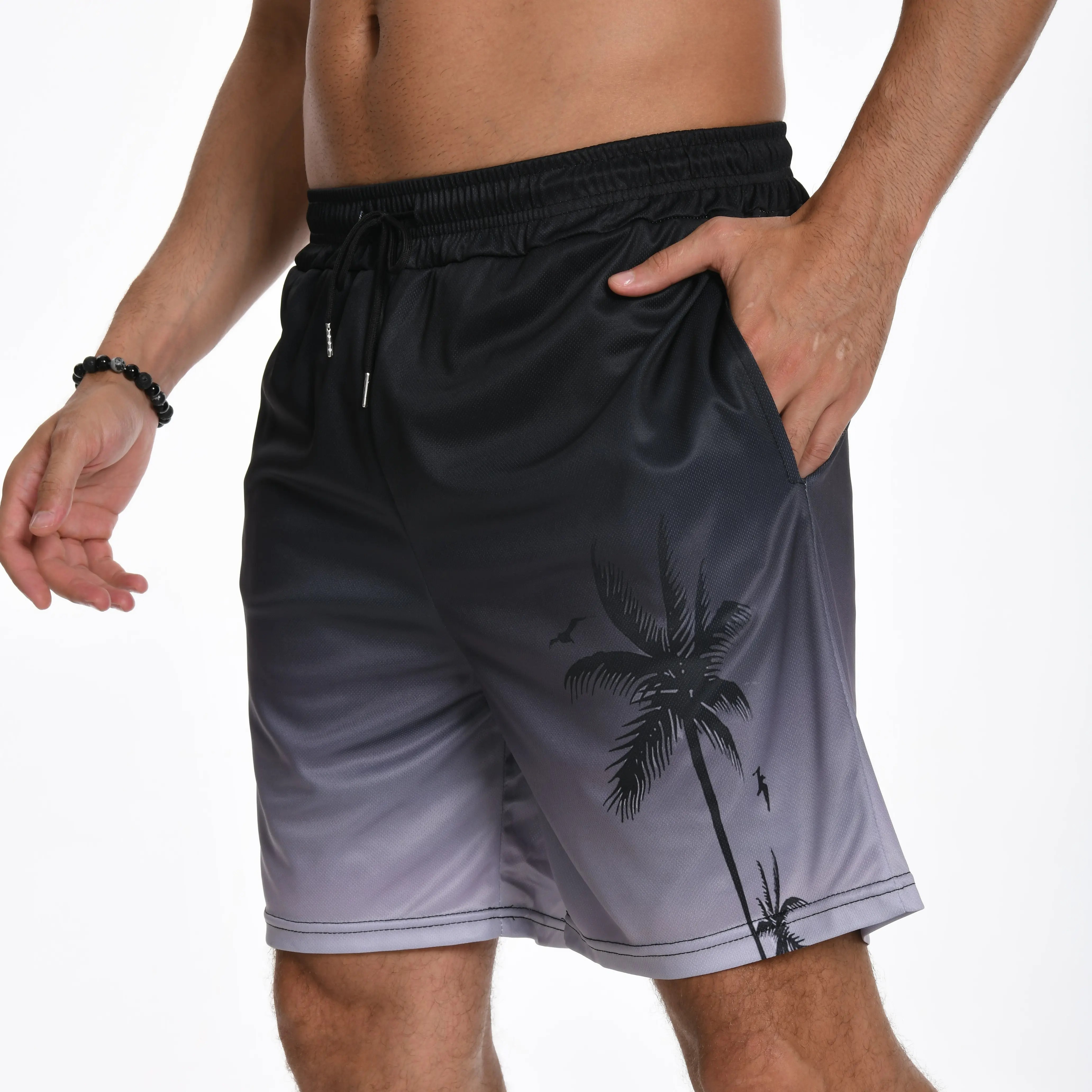 Men's 2-in-1 Swim Trunks – Compression Liner, No-Chafing Boardshorts with Pockets