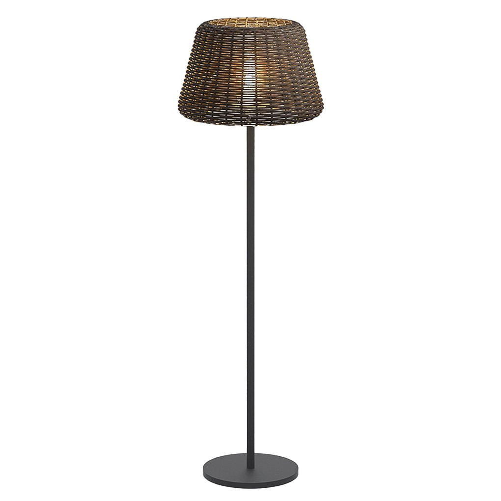 Rattan Craft Waterproof LED Outdoor Landscape Decorative Lighting Chandelier Table Lamp