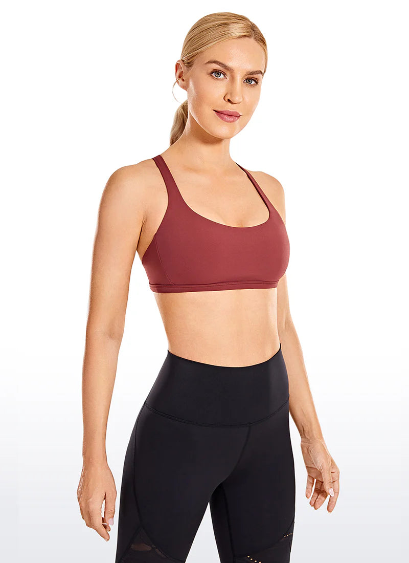 Nakedfeel Low Cut Strappy Bra (6 Straps)