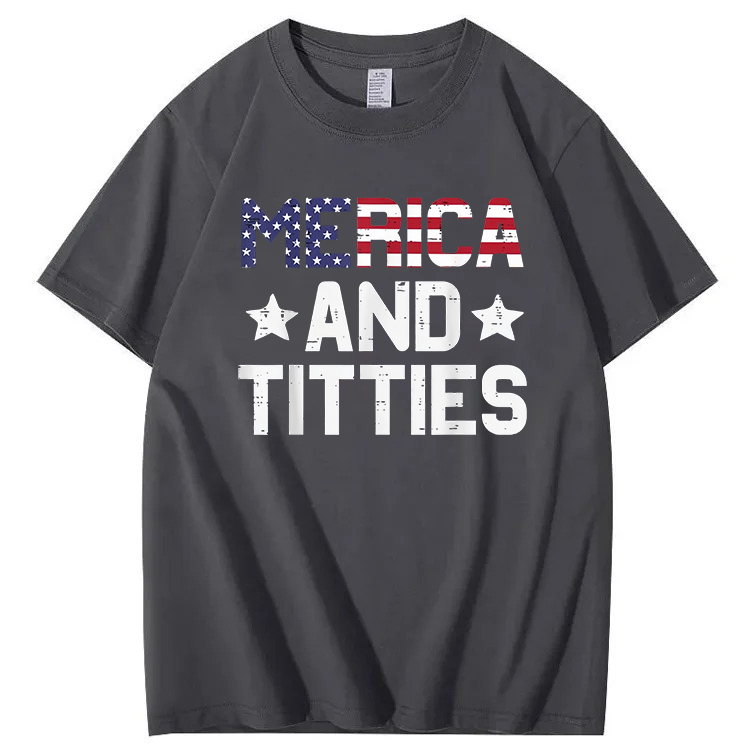 Merica And Titties T-Shirt