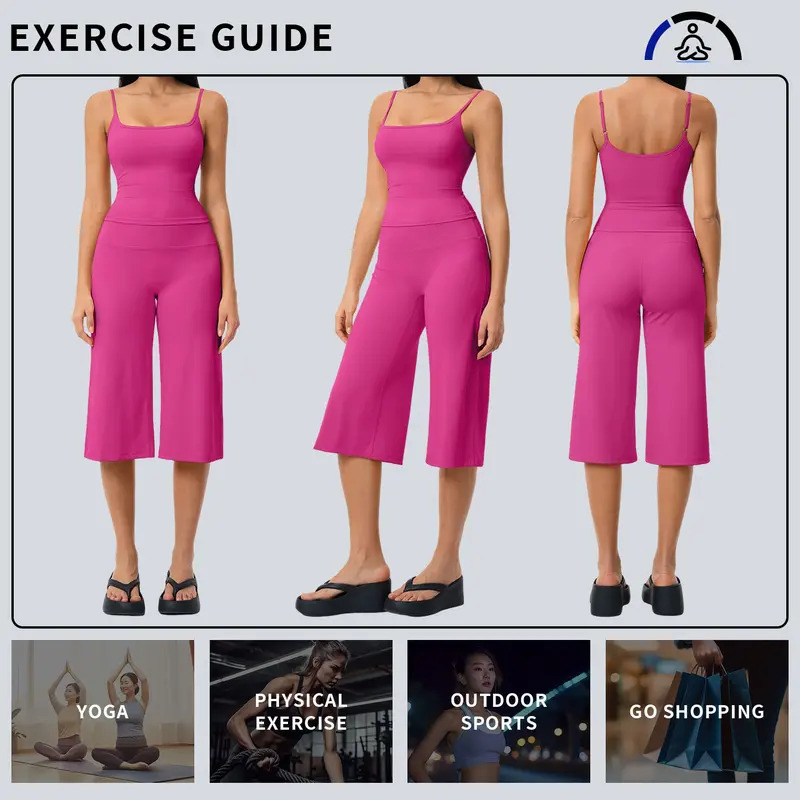 New Yoga Set: Camisole Top, High-Waisted Quick-Dry Casual Shorts, Running & Outdoor Yoga Outfit