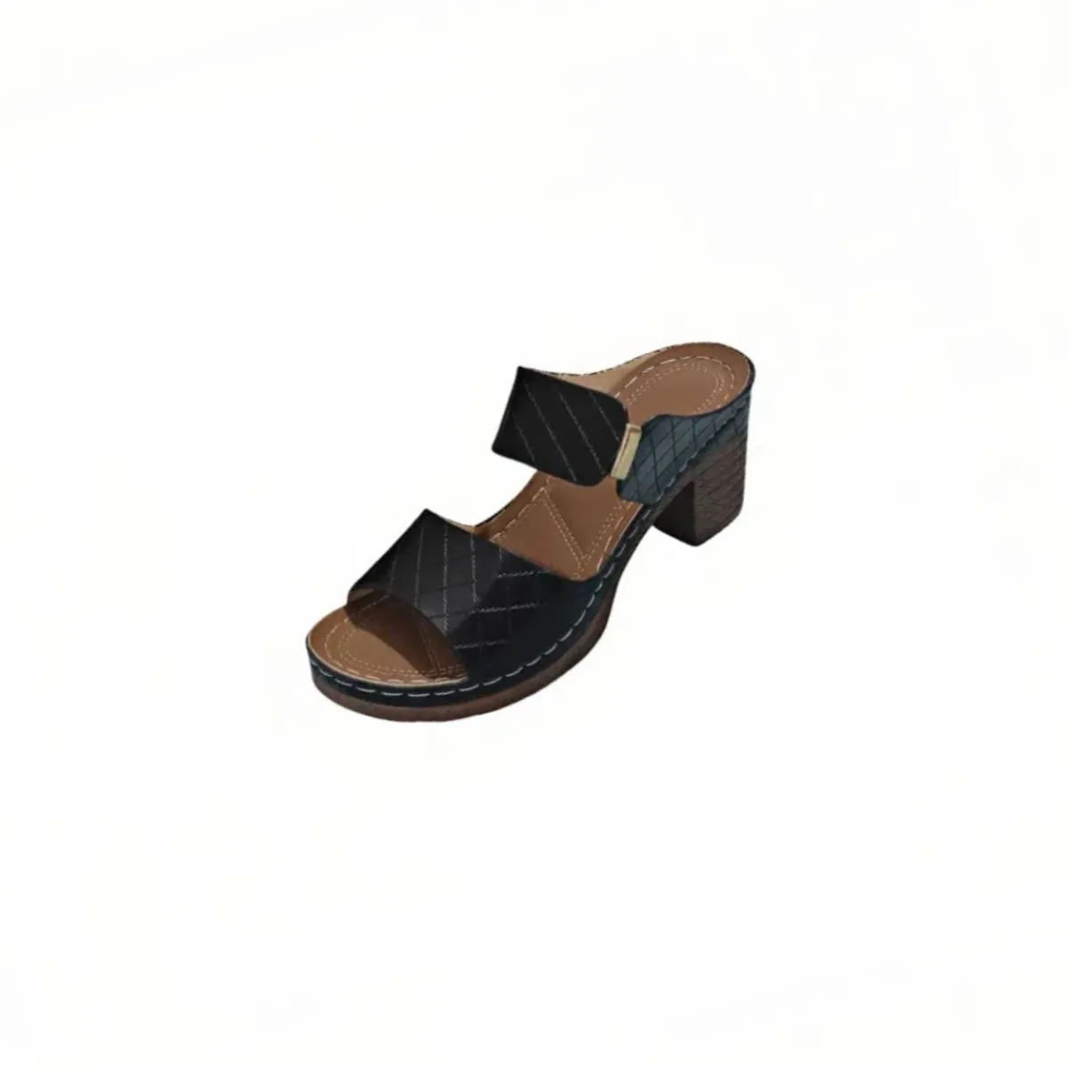 Open Toe Block Heels Sandals