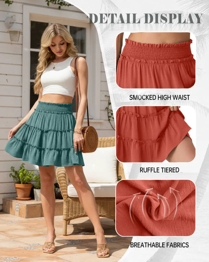 Tiered Ruffle Skort
