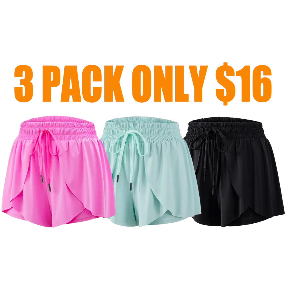 Running Shorts for Women Gym Yoga Athletic Workout Active Wear