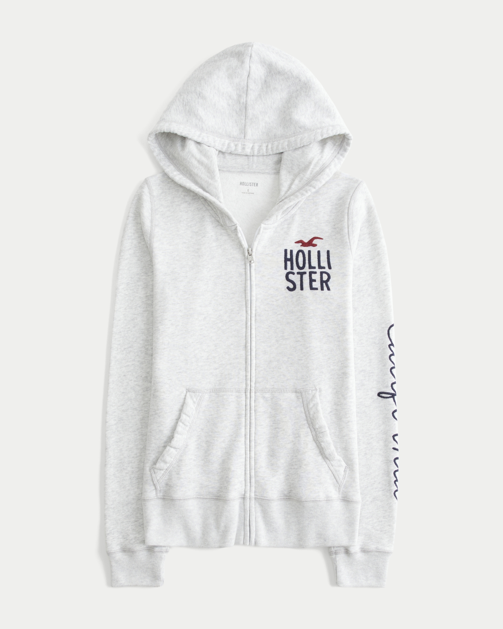 Logo Graphic Zip-Up Hoodie
