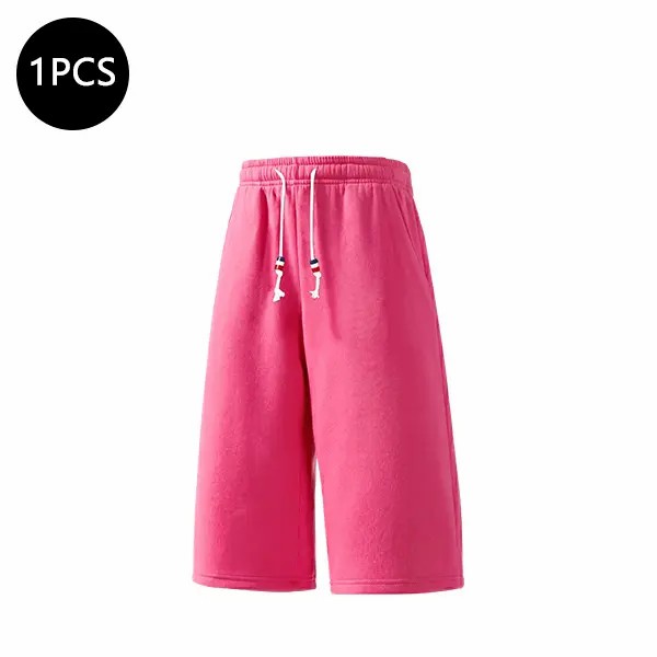Men’s 3/4 Length Athletic Shorts – Casual Loose Fit Summer Activewear