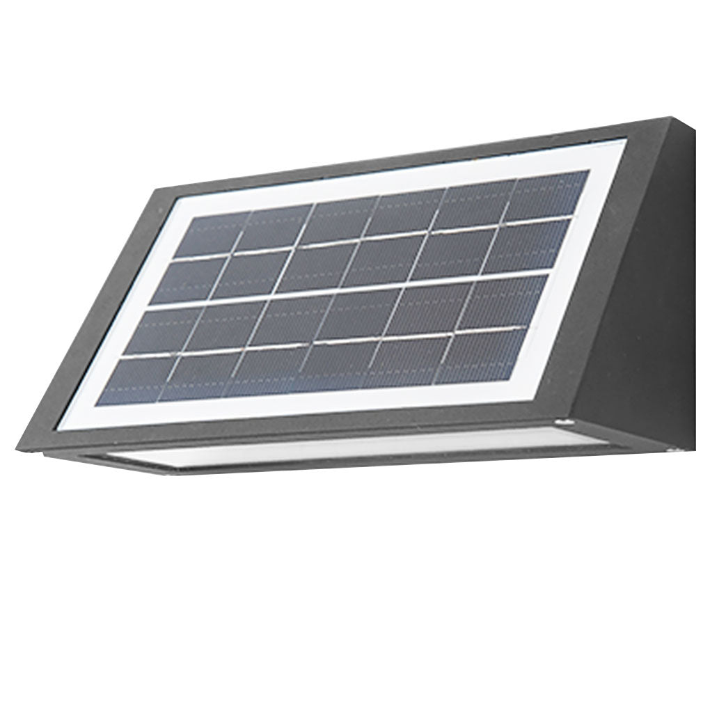 Minimalist LED Light Controlled Solar Bidirectional Lighting Outdoor Wall Light