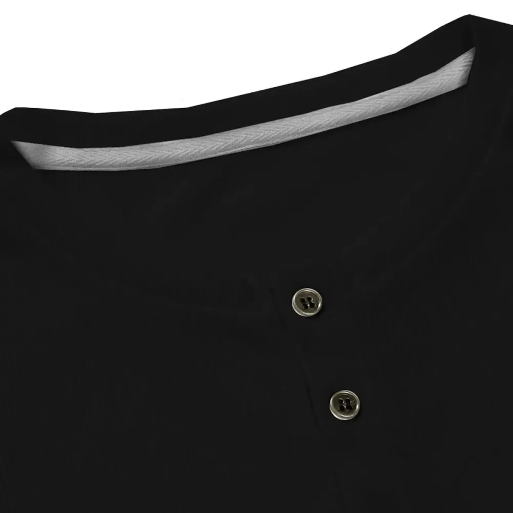 🔥2026 Flash Sale🔥Men's Muscle Slim Fit Button Henley Shirt