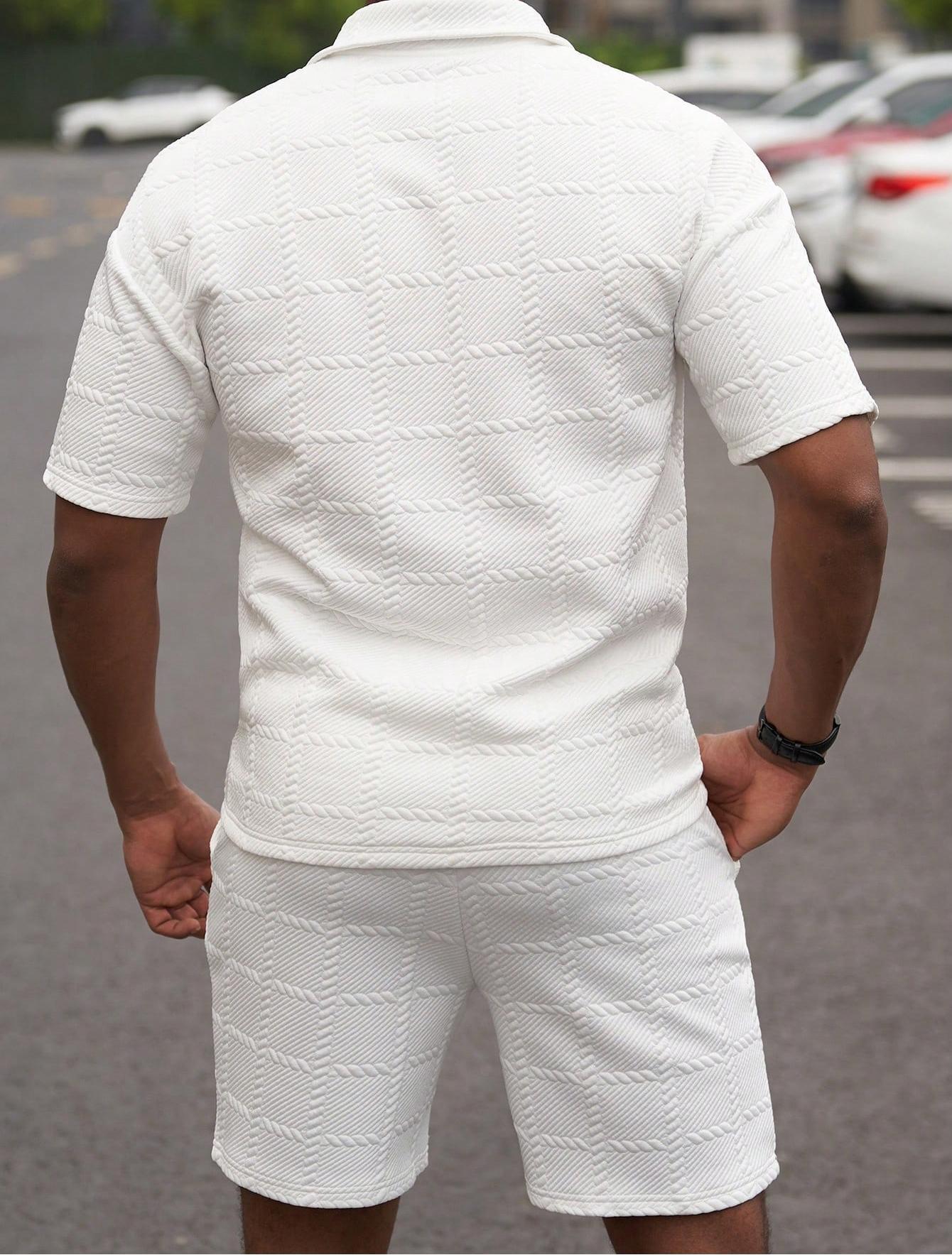Men's Two-Piece Sets — Summer Solid-Color Formal & Casual Matching Sets
