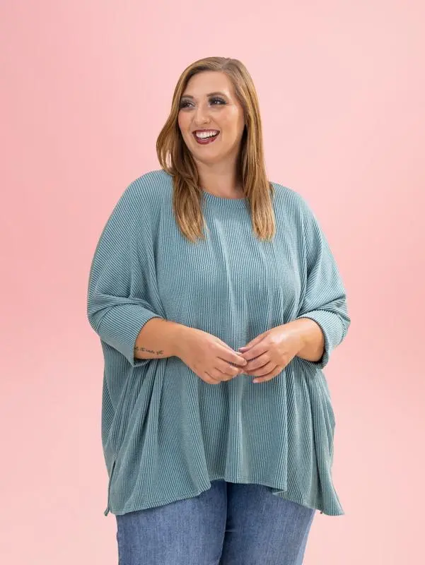 Raised Rib Easy Fit Top