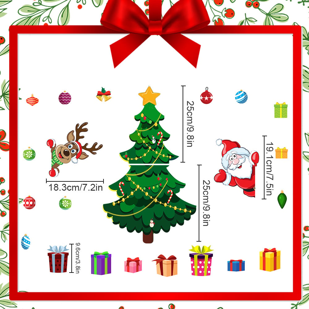 🎁🎅 Christmas Themed Magnetic Sticker