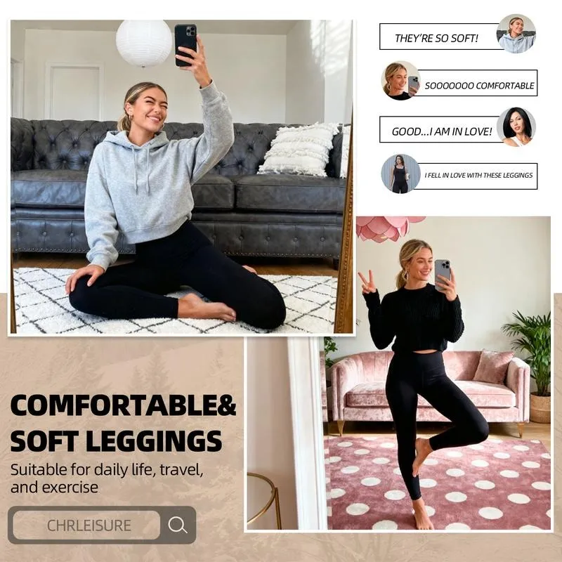 Warm and thick fleece leggings